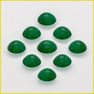 Smeraldi cabochon rotondo