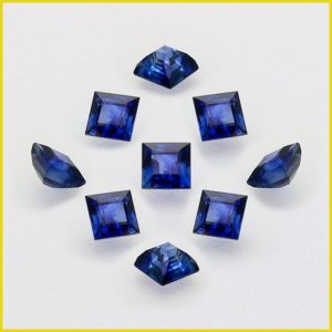 Zaffiri blu carré