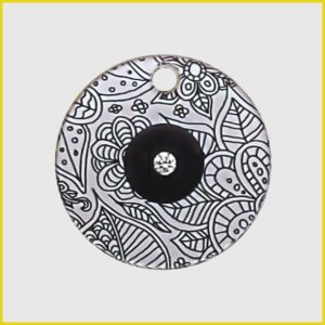 Diamante certificato Brilló rotondo mandala