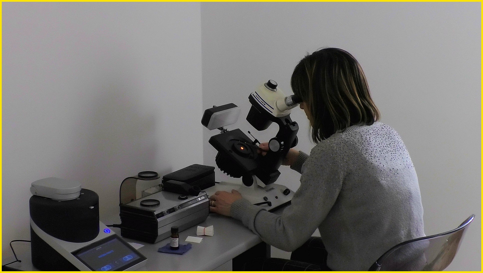Analisi al microscopio di diamanti e pietre preziose